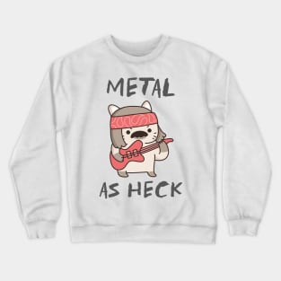 METAL AS HECK CAT (version 1) Crewneck Sweatshirt